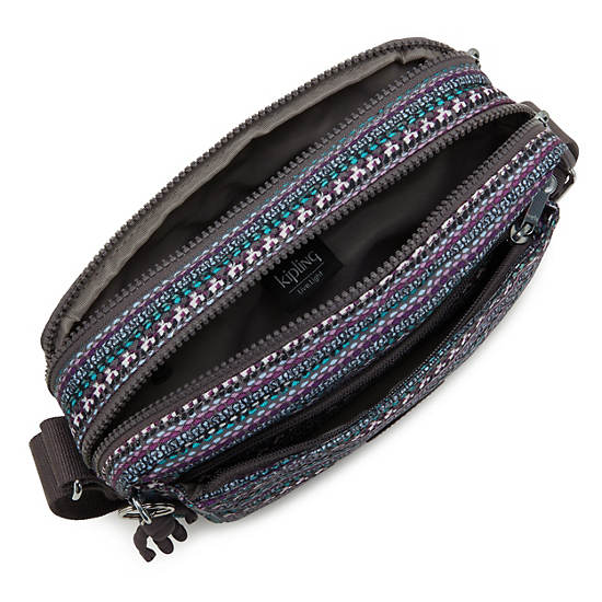 Kipling Abanu Medium Printed Crossbody Taske Mørkeblå | DK 1023GS